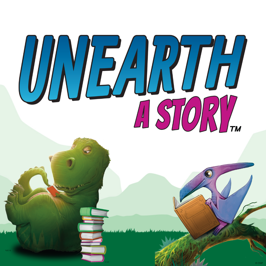 banner for the summer reading program